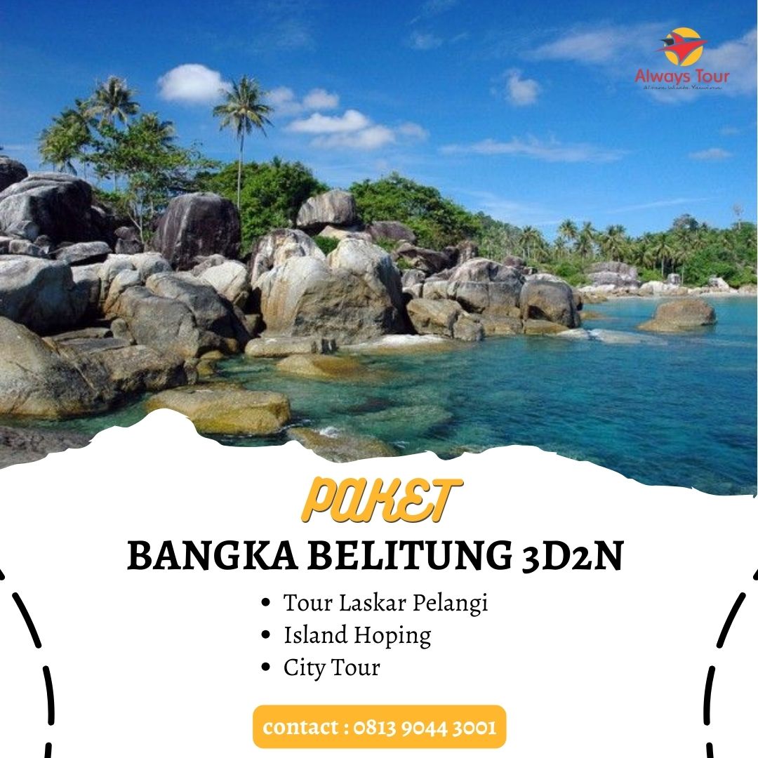 paket bangka belitung 3d2n